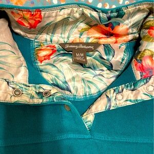 Tommy Bahama Pullover Sweatshirt With Buttons | Color: Blue | Size: M